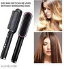 Hair Straightener brush for Women & Men, Hair Styler, Straightener Machine Brush/PTC Heating Electric Straightener with 5 Temperature Control (Multi colour)